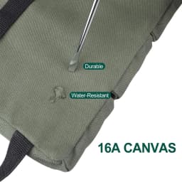 Tool Roll, Multi-Purpose Roll Up Tool Bag, Wrench Roll, Canvas Tool Organizer Bucket, Car First Aid Kit Wrap Roll Storage Case