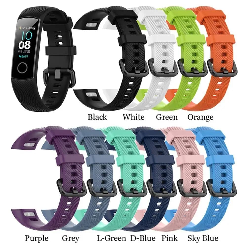Strap For Honor Band 5 4 Wristbands Sport Colorful Band Silicone Replacement Bracelet For Honor Band 5 Smart Accessories