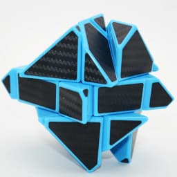 Fangcun Ghost Guimo Cube 3x3 Blue Strange-shape Cube Magic Cube Puzzle Hollow Sticker Speed Cube Educational Toys 3x3 Ghost Cube