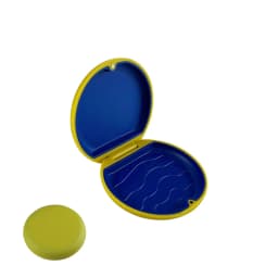1pcs Orthodontic Retainer Case Small Plastic Denture Box Case Dental False Teeth Storage Organizer Fake Teeth Brackets Container