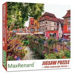 MaxRenard 50*70cm Jigsaw Puzzles 1000 Pieces Assembling Picture Van Gogh Painting Starry Night Art Puzzles Toys for Adults Games
