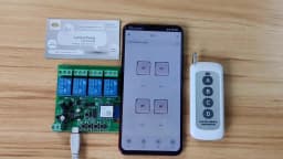 Tuya Wifi Smart Switch Module Support 1/4 Way Control,App Remote Control Light Breaker 85-250V 7-32V Work with Alexa Google Home