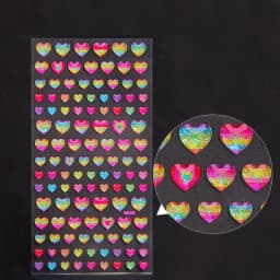 New 3D Heart Rhinestone Face Diamonds Sticker Glitter Face Festivals Accessories Face Gems Jewels Stickers Makeup Crystals