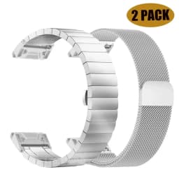 Stainless Steel Strap For Garmin Fenix 8 47mm 51mm Quick Fit Metal Bracelets For Garmin Fenix 7 6 5 7X 6X 5X Pro Plus Wristband