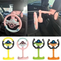 Electronic Simulation Steering Wheel With Light And Sound Early Education Puzzle Co-Pilot Sports Car Steering Wheel Toy Boy Gift