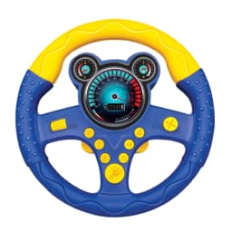 Electronic Simulation Steering Wheel With Light And Sound Early Education Puzzle Co-Pilot Sports Car Steering Wheel Toy Boy Gift