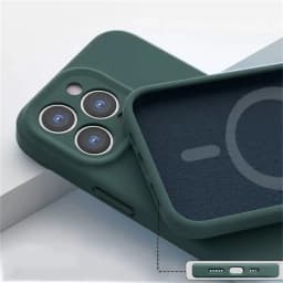 Magnetic Liquid Silicone Case For Iphone 14 13 12 Mini 11 Pro Max X Xs Xr Apple Magsafe Original Magnet Camera Precision Hole