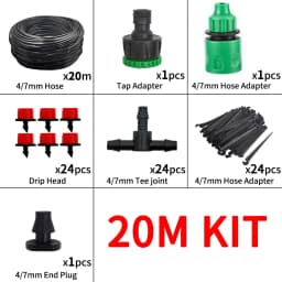 50-800pcs Adjustable Irrigation Drippers Sprinklers 1/4'' Emitter Dripper Micro Drip Irrigation Sprinklers for Watering System