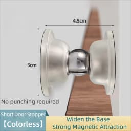 Silicone Door Suck Touch Silicone Anti-collision Door Hotel Household Strong Magnetic Strong Mute Door Stall Door Stopper
