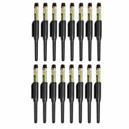 1-6Pcs 45mm Waterproof Long Head Nib Deep Hole Markers Pen Tile Carpenter Pen Multi-purpose for Woodworking Black/Blue/Red Ink