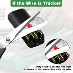 10/20/30/50/100 Pcs D2 Waterproof Plug Wire Connector 2 Pin Way Cable Plug Car Electric Wire Snap Connectors Strip Terminal