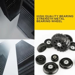 1 Pc Universal Suitcase Wheel Trolley Travel Flexible Mute Luggage Suitcase Swivel Wheel Replacement Repair Accessory