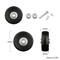 1 Pc Universal Suitcase Wheel Trolley Travel Flexible Mute Luggage Suitcase Swivel Wheel Replacement Repair Accessory