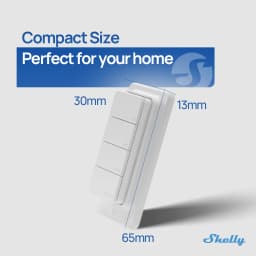 Shelly BLU RC Button 4 ZB Zigbee Remote Control Smart Light Switch Bluetooth Work With Home Assistant Multiclick Action Trigger