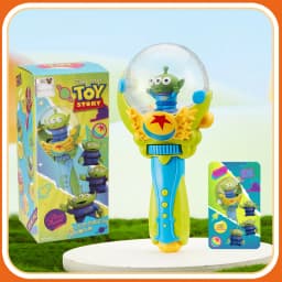 Authentic Disney Pixar clockwork Rotating Magic Wand LOTSO ALIENS HAMM REX Model Decoration Children's Toys Christmas Gift DOLL