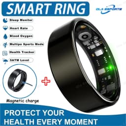 Smart Ring Bluetooth Call Heart Rate Blood Pressure Monitor Men Womenes Smartring 5ATM Waterproof Health Multi Sports Ring HT30