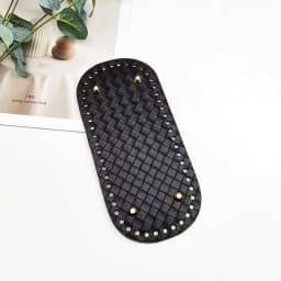 1 Piece Woven Pattern Multi-Color Faux Leather Bag Base with Rivet Holes, Handmade DIY Accessory, Versatile Commuter Bag Base, Suitable for Handmade Enthusiasts to Make Shoulder Bags, Underarm Bags