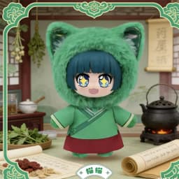 EAKI Genuine The Apothecary Diaries Cute Pet Pavilion Series Blind Box Anime Figure Mao Mao Risshu Kawaii Cute Doll Toys Gift