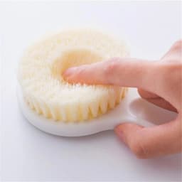Long Handle Back Scrubber Bath Brush Soft Bristle Exfoliating Shower Brush with Hanging Hole Body Cleansing Tool for Bathroom