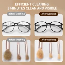 Upgrade 48Khz Ultrasonic Cleaner Watch Straps Contact Lenses Glasses Advanced Precision Cleaning Machine