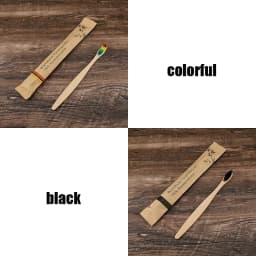 5-30pcs Bamboo Toothbrushes Soft Bristles Toothbrush Eco Friendly Biodegradable Wooden Handle Teeth Whitening Brush