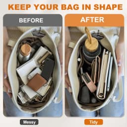Felt Insert Bag Fits For Longchamp Handbag Liner Bag Felt Cloth Makeup Bag Support Travel Portable Insert Purse Organizer