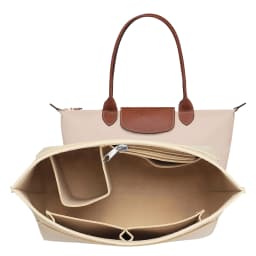 Felt Insert Bag Fits For Longchamp Handbag Liner Bag Felt Cloth Makeup Bag Support Travel Portable Insert Purse Organizer