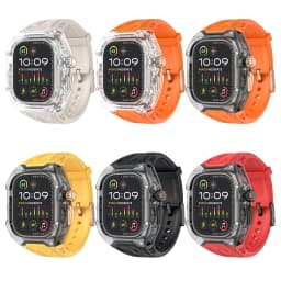 Transparent Mod Kit for Apple Watch Ultra 3 2 49mm 45 44 41mm For IWatch Series 11 10 9 8 7 6 5 4 SE Case Strap DIY Accessories