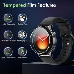 1-5PCS Tempered Glass For XIAOMI Watch 5 Quick Installation HD Clear Cover Film Screen Protector For Xiaomi Watch 5 Accessories
