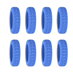 8PCS Thick Silicone Luggage Wheel Protection Cove, Soft and Silent, Suitable for Handcarts, Boxes, Stools, and Wheel Accessories
