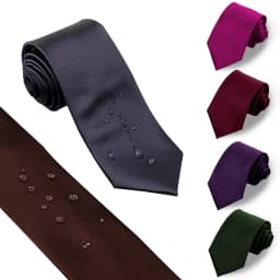 HUISHI 8CM 8 Styles Men's Solid Dark Blue Color Neck Tie 6cm Waterproof Jacquard Necktie Daily Wear Cravat Wedding Party For Men