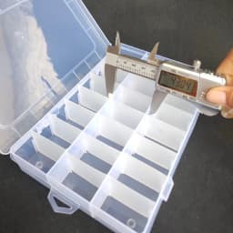 24 Slots Cells Colorful Portable Jewelry Tool Storage Box Container Ring Electronic Parts Screw Beads Organizer Plastic Case
