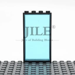 Moc French Windows Door Frame 1x4x6 60596 57895 DIY Building Blocks Bricks Bulk Set City Street View Compatible with Glass Toys