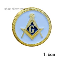 Masonic Smaller Lapel Pins Badge Mason Freemason FORGET ME NOT Sun Past Master Commemorative Freemasonry Accessories