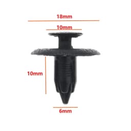 20/50Pcs For Mazda Door Fender Trunk Interior Trim Fastener Clips 6mm Hole Rivet