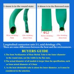 10 METER/LOT BLACK 1/2/3/4/5/6/8/10/10/12/14/16/18/20mm Heat Shrink Wrapping Tube Kit Insulation Tubing Thermoresistant Tube