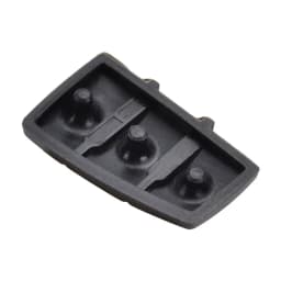 Remote Flip Key FOB Shell 3 Button Rubber Pad Replacement for AUDI A2 A3 S3 A4 A6 A6L A8 Q3 TT Quattro