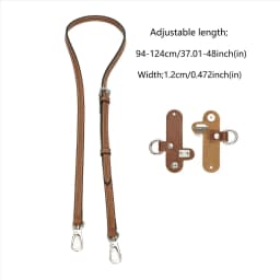 Leather Replacement Crossbody Bag Strap,Bag Shoulder Strap for Longchamp Short Handle Bags Without Punching Modification