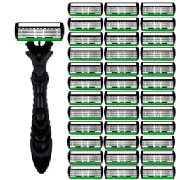 High Quality Man Safety Razor Blade 6 Layer German Stainless Steel Shaving Cartridges Compatible Mach Shaver