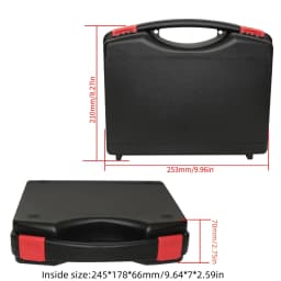 1PC Portable Multifunction Hardware Tool Box – Lightweight Plastic Storage Case for Instruments,Outdoor & Indoor Use