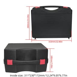 1PC Portable Multifunction Hardware Tool Box – Lightweight Plastic Storage Case for Instruments,Outdoor & Indoor Use