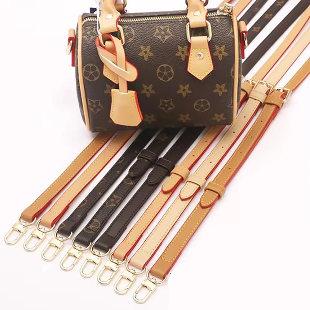 Leather Bag Strap Replacement for Speedy 25 30 Bag Crossbody Handbag Long Adjustable Shoulder Belts DIY Bag Accessories