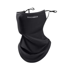 ROCKBROS Summer Ice Silk Cycling Face Mask Breathable Anti-UV Bike Face Neck Cover Bandana MTB Road Sports Hanging Ear Scarf