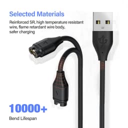 USB Type A/C Magnetic Charger Cable For Garmin Fenix 5 5S 5X Plus 6 6S 6X Pro 7 7S 7X Forerunner 45 55 165 255 945 965 245 Music