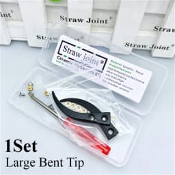 Ceramic Tweezers Tips Kit Stainless Steel Handle Anti-Static High Precision Replacement Tweezers Parts Set Tweezers Repair Tools