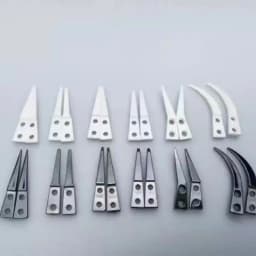 Ceramic Tweezers Tips Kit Stainless Steel Handle Anti-Static High Precision Replacement Tweezers Parts Set Tweezers Repair Tools