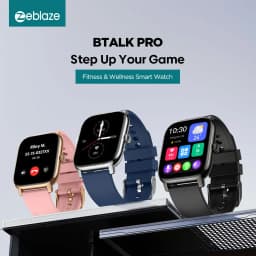 New Zeblaze Btalk Pro Voice Calling Smart Watch 1.91''HD Display Screen Advanced Health Tracking Multiple Sports Mode Smartwatch