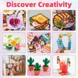 2.6mm 96 Colors Hama Beads DIY Craft Toys 3D Puzzle Iron Beads Creative Handmade Materials