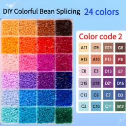 2.6mm 96 Colors Hama Beads DIY Craft Toys 3D Puzzle Iron Beads Creative Handmade Materials