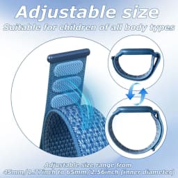 For Xiaomi Tag Kids Wristband Protective Case For Xiaomi Tag GPS Tracker Holder Nylon Bracelet Adjustable Anti Lost Watch Band